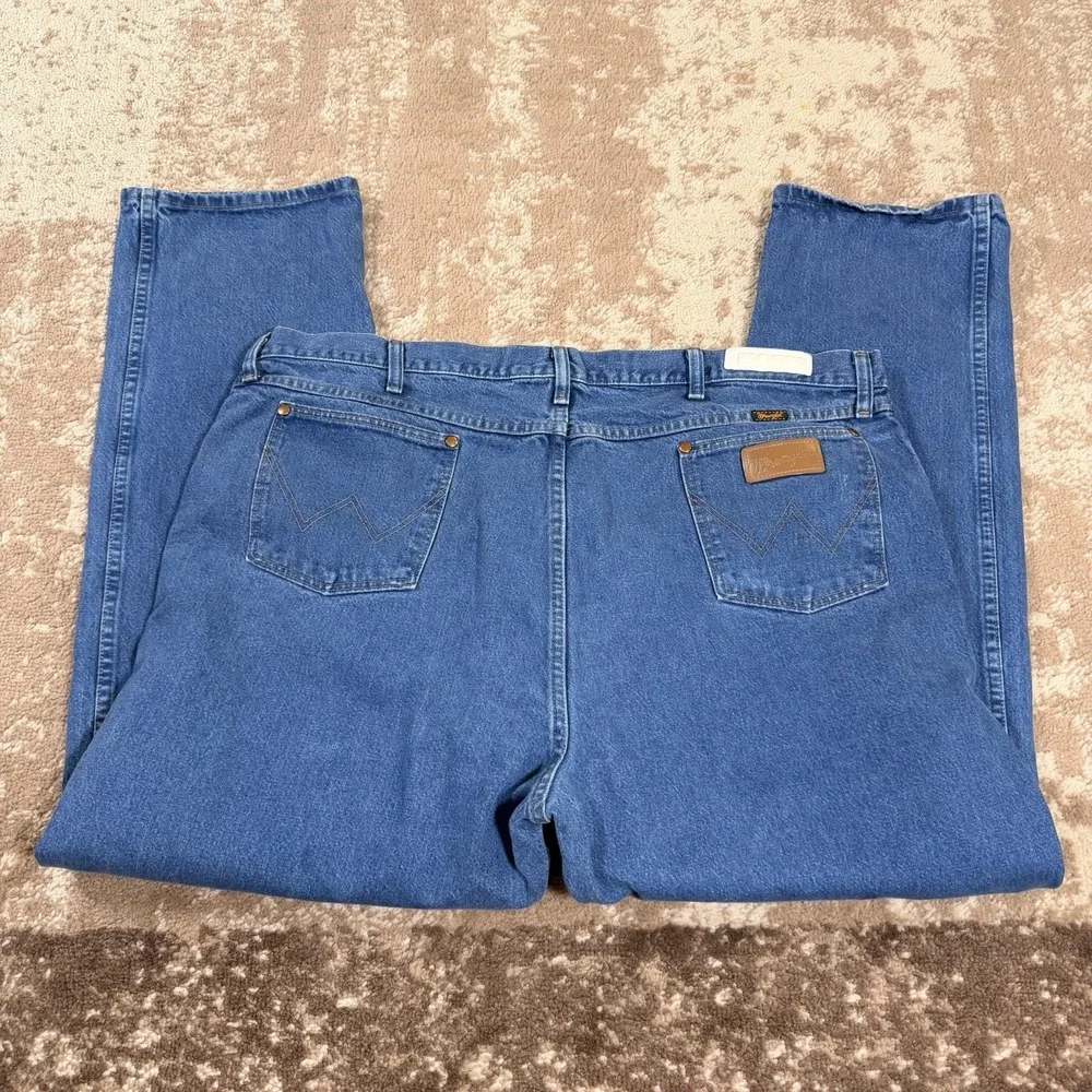 Wrangler Cowboy Cut 13MWZPW Jeans 46x32 Blue Men Western Workwear Vintage